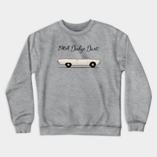 1964 Dodge Dart blonde Crewneck Sweatshirt by Ginger Bobby